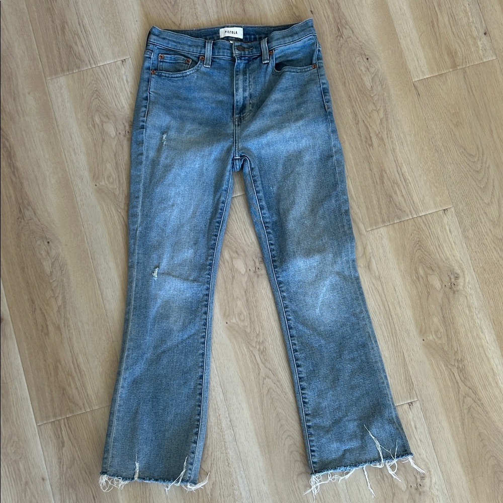 Pistola Lennon High Rise crop Jean